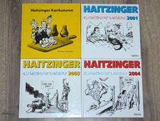4x Buch Haitzinger Karikaturen