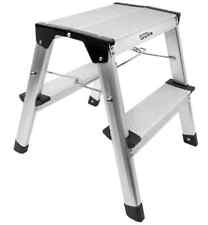 Güde Aluminium-Klapptritt 2x2 Stufen Klappleiter Klappbar Trittleiter Leiter