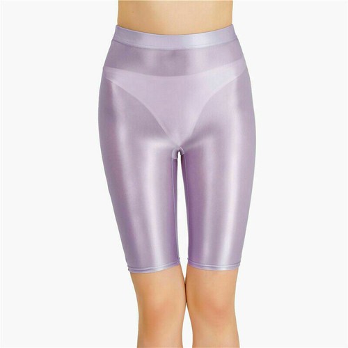 Damen glanz spandex shorts - damen,