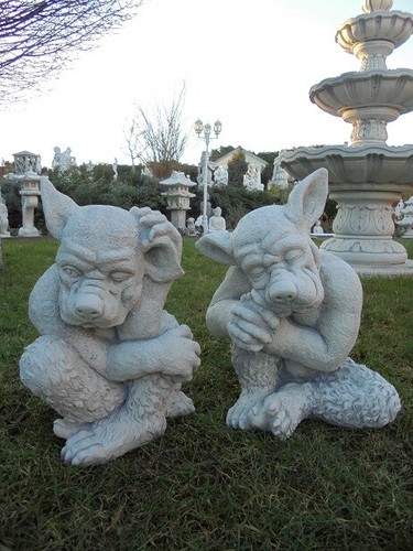 Steinfiguren set gargoyle - set,,