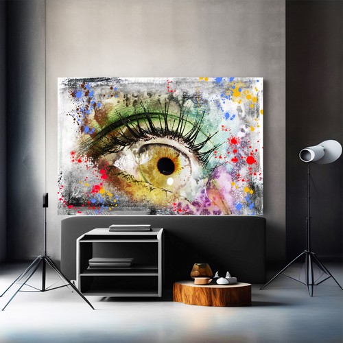 Leinwand bilder auge - leinwand,