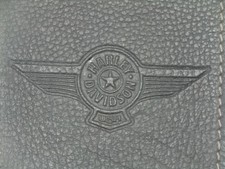 Harley-Davidson orig. Tankabdeckung Leder mit eingepr.Fat Boy Logo,Softail 00-17