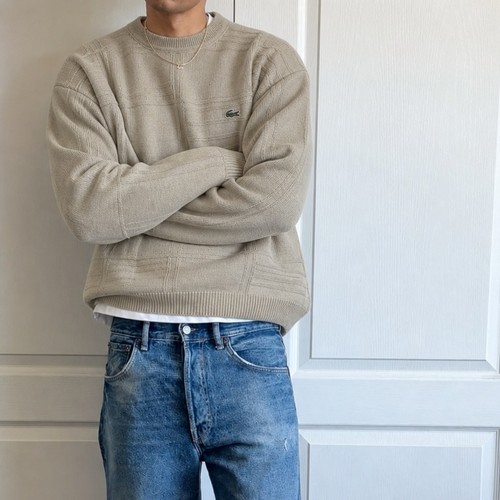 Vintage lacoste pullover - vintage,