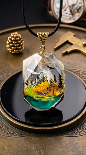 Handmade harz kette - handmade,