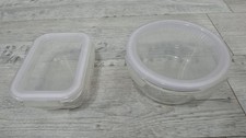 Set Vorratsglas 2x  Behälter mit Deckel. Von Lock & Lock Glas Klickdeckel