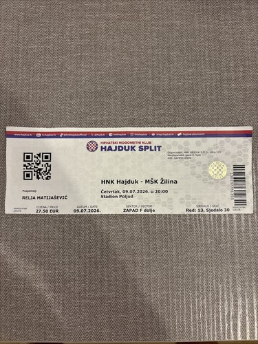 Used ticket uefa - ticket,