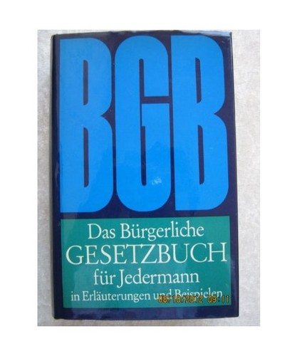 Bürgerliches gesetzbuch - bürgerliches,