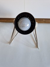 Retro Strahler Scheinwerfer 70ger - 80ger Jahre  Oldschool schwarz mit Chrom