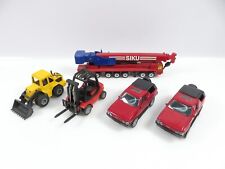 Siku PKW / Gabelstapler / Radlader / Mobilkran Konvolut #3523