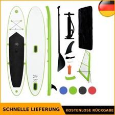SUP Board Aufblasbar mit Segel Set Surfboard Paddleboard Surfbrett vidaXL