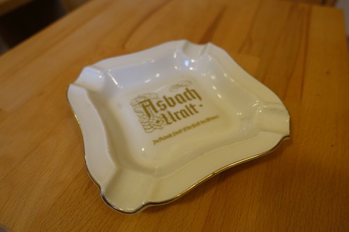 Asbach uralt aschenbecher mit - asbach, uralt,