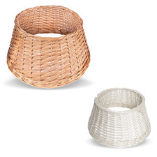 Christbaumdecke Weihnachtsbaum Rock aus Weide 46 / 52 cm 2 Farben