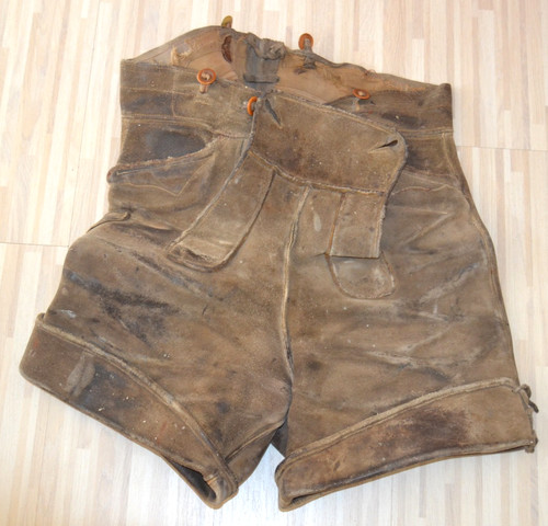 Speckige lederhose viele - lederhose,