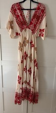 Traumhaftes leichtes Boho Sommerkleid bis 42