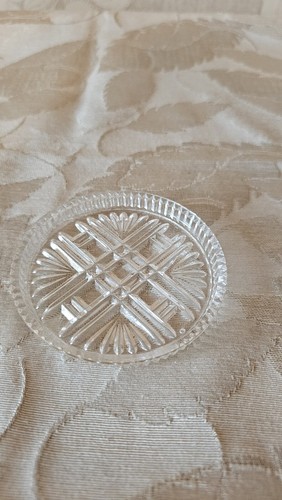 Kristallglas untersetzer mit - kristallglas,