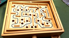 Holz labyrinth