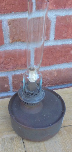 Petroleumlampe kupfertank - petroleumlampe,