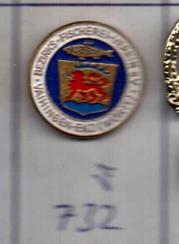Anstecknadel angelverein - anstecknadel,