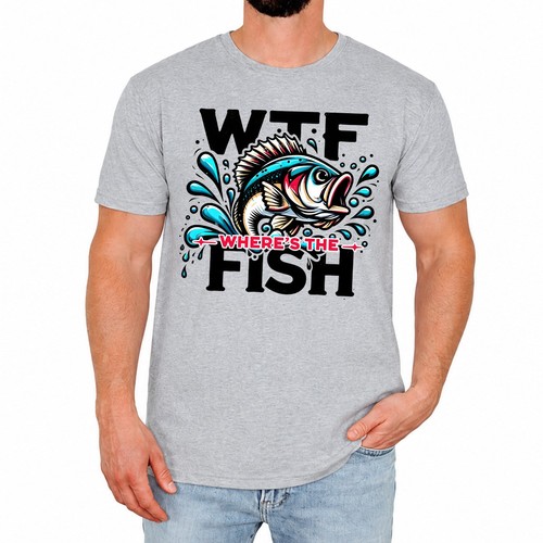 Lustiges fisch herren - herren, t-shirt