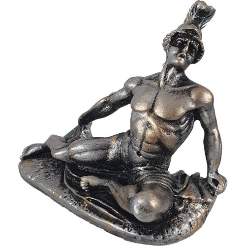12cm alabaster figur - alabaster, achilles