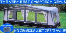 💥CAMPTECH ATLANTIS DL 💥TRAUMHAFTES GANZJAHRESVORZELT💥GRATIS CAMPTECH TEPPICH💥