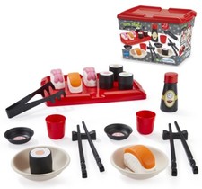Sushi Box mit Zubehör für Spielküche Spiellebensmittel Lebensmittel Küche