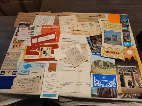 Papierunterlagen teile ddr - papierunterlagen,