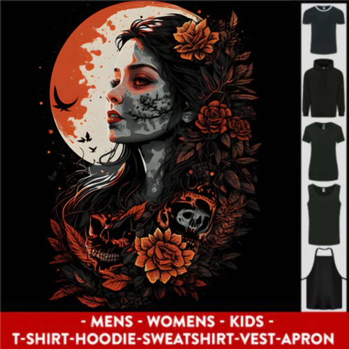 Santa muerte moon - muerte,