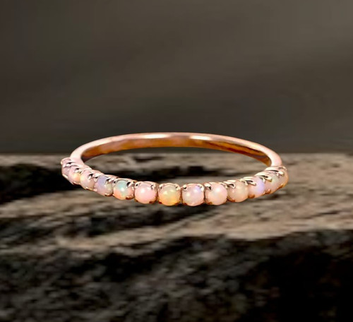 Feueropal band 925 - 925, sterling