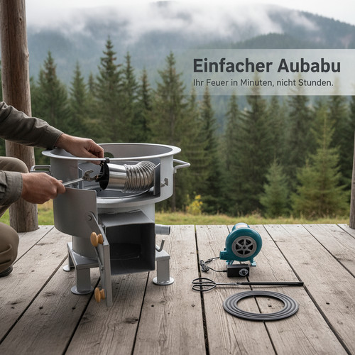 Holzkocher für outdoor und - outdoor,