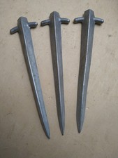 3 Zeltheringe 18,5 cm stabil DDR Apag Zelt Vorzelt Camping Wohnwagen alt Queck