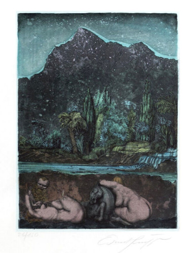 Ernst fuchs unter dem schnee - unter,