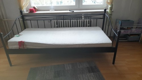 Jugendbett 90x200 mit matratze - mit,