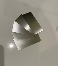 Edelstahl Blech Folie Abdeckung V2A 1.4310 Platten 0,4x100x300mm 1 Stück