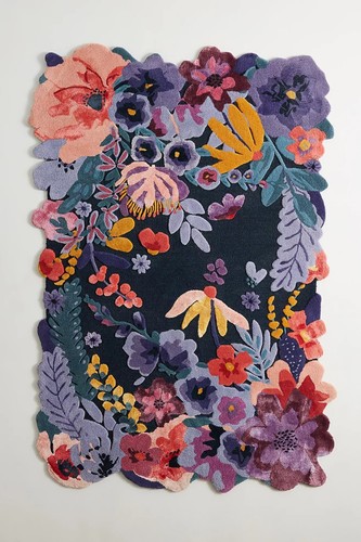 Jardin blue handgetuftet - blue,,