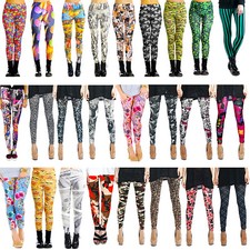 Leggin legins, Leggings look Girls Leggins mit Strass Print Tattoo