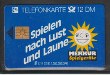 Telefonkarte S 19/91 ** Michel