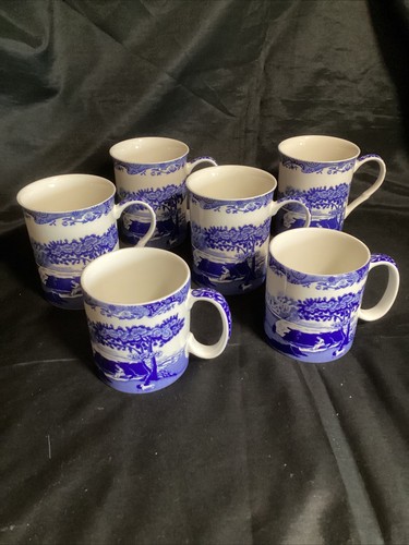 Spode blau italienisches set - set, 6