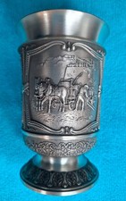 Zinnbecher  - 12 cm, 296 g, 250 ml - SKS Rein 95% Zinn