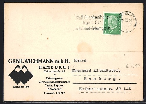 Hamburg gebr wichmann - hamburg,,