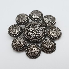 Keltische Silber Brosche - Knoten - Wikinger - (215)