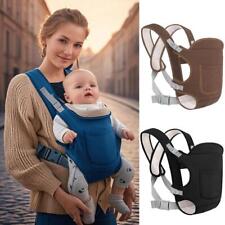 4 in 1 Babytrage Neugeborene - ab Geburt extra weich Bauchtrage Baby-Tragetasche