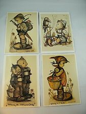 Sammlung 4 x Postkarte Hummel ungelaufen  2002 ars Edition WOW