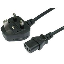 AC NETZKABEL KABEL LEAD UK 3 PIN STECKER FÜR LG Samsung Philips LCD PLASMA TV PC 