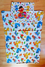 Sesamstrasse, Ernie & Bert Kinderbettwäsche Weiss - Retro reine Baumwolle, Elmo