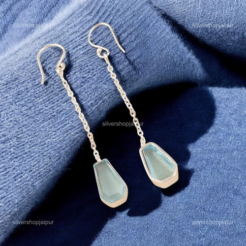 Sarg natur himmelblau topas - natur,