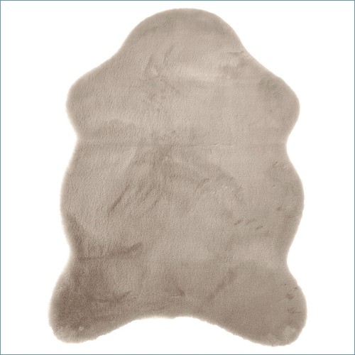 Fellteppich waschbar beige