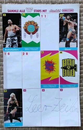 Wwf dunkin aufkleber sticker - wwf,