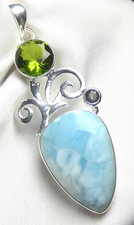 💎 Larimar Anhänger 925