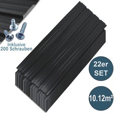 22x Trapezblech Blech Profilblech 10.12㎡ Wellblech Dachblech Metall Dachpaneele